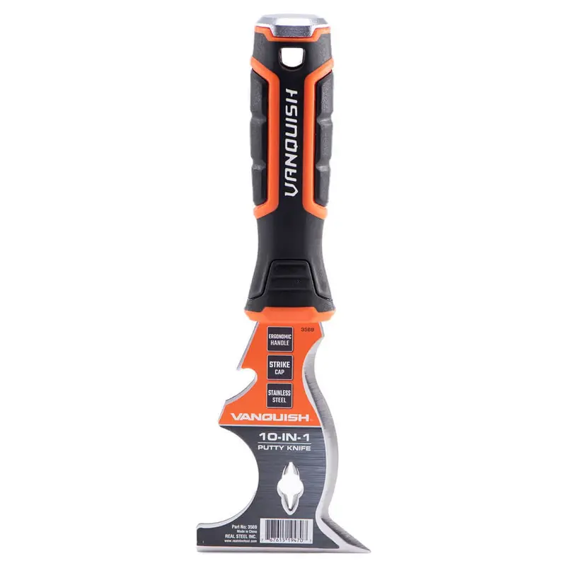 Vanquish 10-In-1 Multi-Function Putty Knife With Interchangeable Blades 1