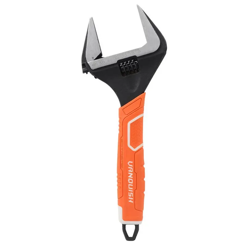 Vanquish 12-Inch Extra Wide-Opening Adjustable Wrench For Heavy Machinery 1