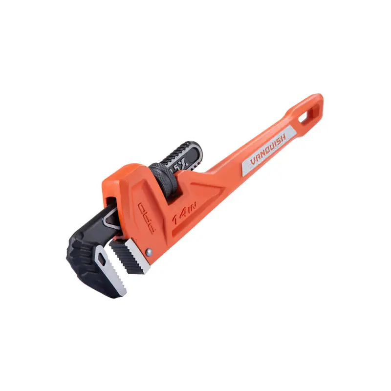 Vanquish 3532 14" Aluminum Pipe Wrench – Lightweight Heavy-Duty Grip 1