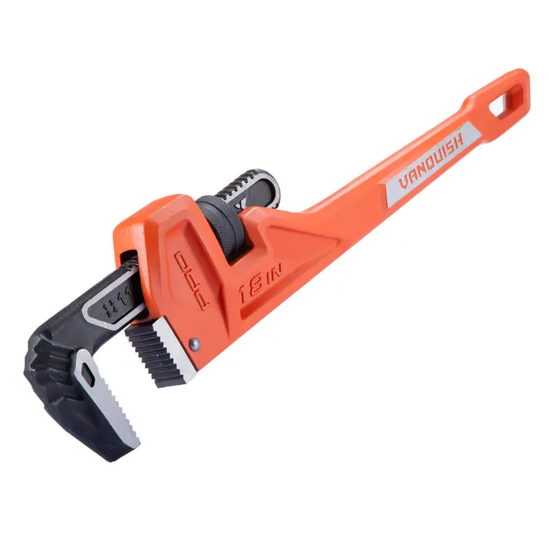 Vanquish 3533 18" Aluminum Pipe Wrench – Lightweight Heavy-Duty Grip 1