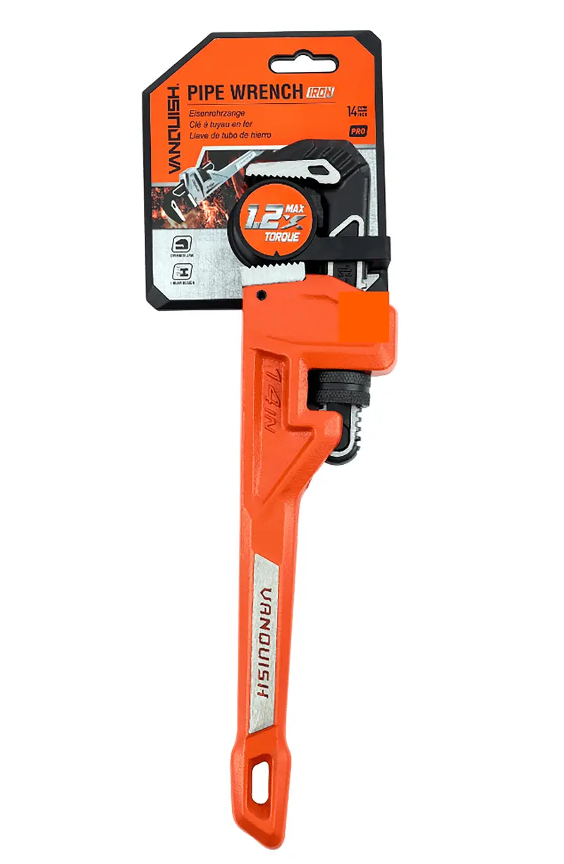 Vanquish 3631 Cast Iron Pipe Wrench – 14-Inch Durable Construction 1