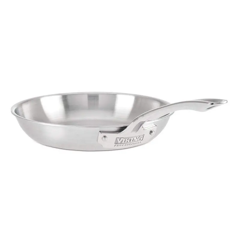 Viking Professional 5-Ply Stainless Steel Fry Pan – Satin Finish 1