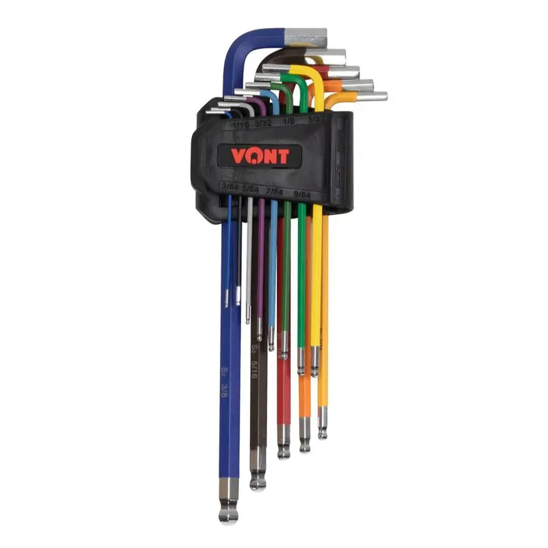 Vont Imperial Color-Coded Ball-End Hex Key Set – 13-Piece Precision Kit 1