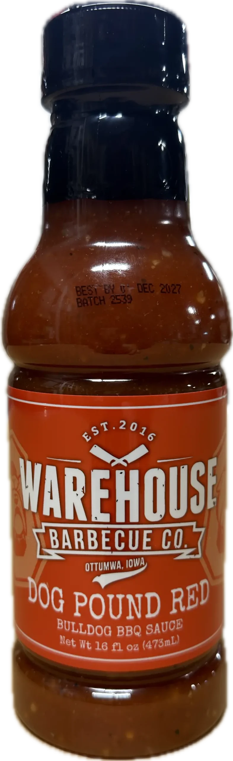 Warehouse Barbecue Co. Dog Pound Red Sauce 1