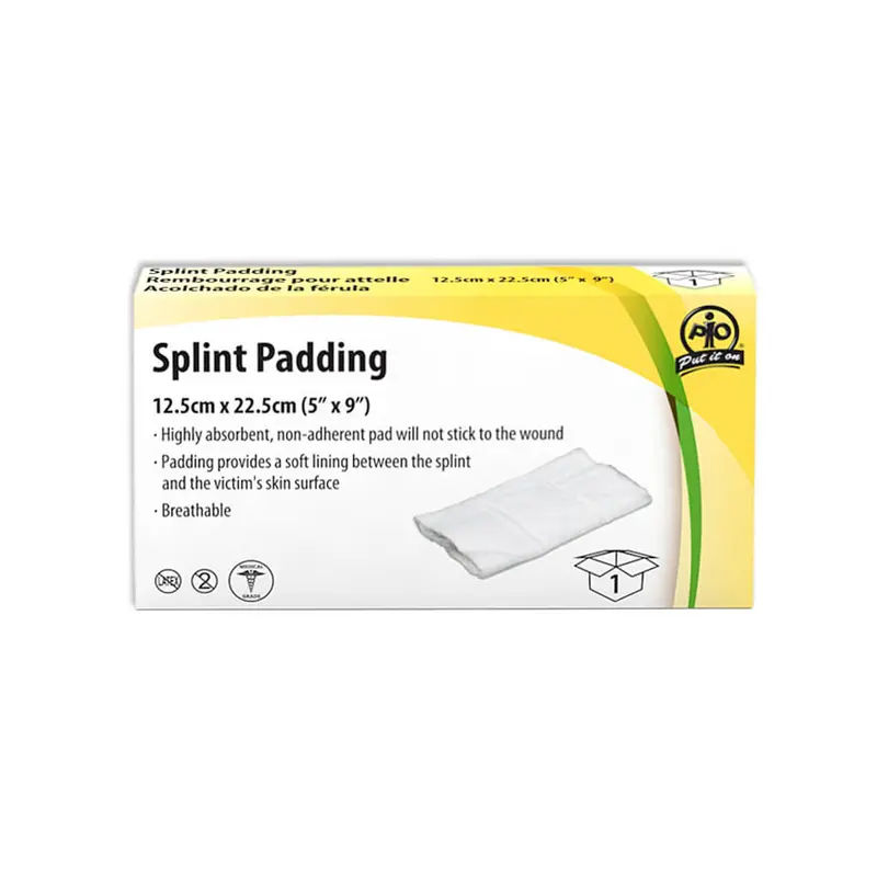 Wasip Breathable Splint Padding – 5 X 9 Inch, Flexible Support For Immobilization 1
