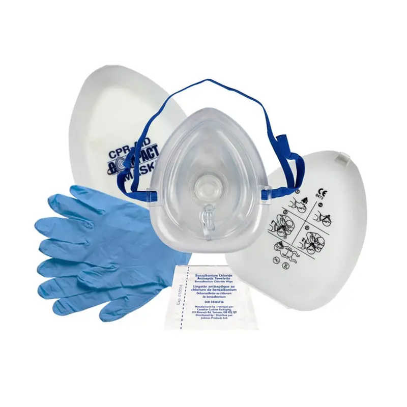 Wasip Cpr Rescue Mask Kit – 4-Piece Emergency Breathing Barrier Set 1