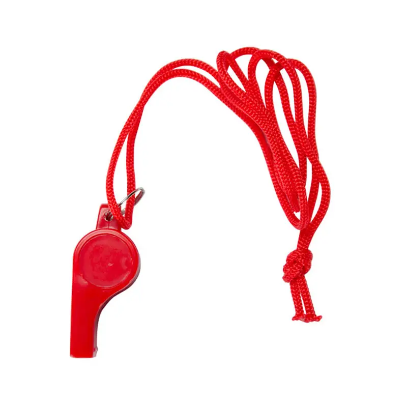 Wasip Red Emergency Whistle With Adjustable Neck Lanyard 1