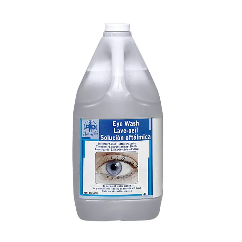 Wasip Sterile Eyewash Solution – 4-Litre Jug, First Aid Emergency Rinse 1
