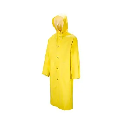 Wasip Tornado Yellow Pvc Rain Long Coat – Waterproof, Full-Coverage Workwear 1