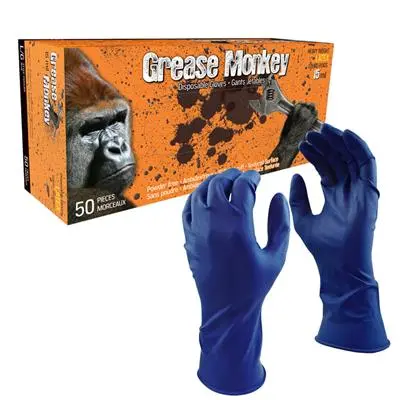 Watson Grease Monkey Disposable Latex Gloves – 15-Mil, 50-Count Pack 1
