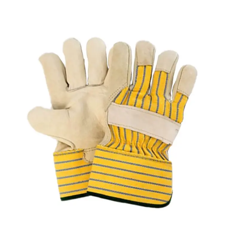Wayne Safety 45I-7Msrlun Large Unlined Cow Grain Palm Work Gloves 1