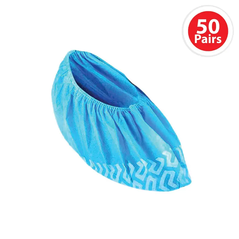 Wayne Safety Blue Shoe Covers – 50 Pairs (Xl Size) 1