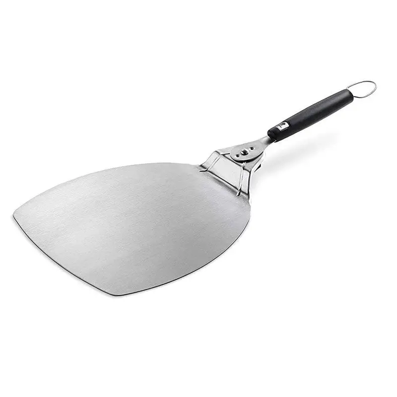 Weber Stainless Steel Pizza Paddle With Wooden Handle 1