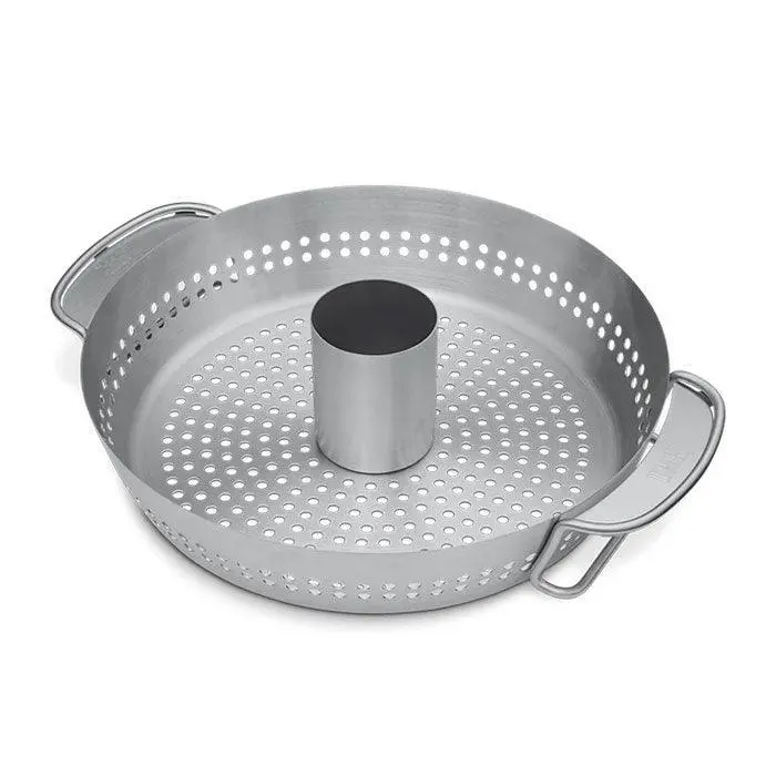 Weber Stainless Steel Poultry Roaster For Upright Cooking 1