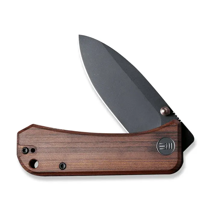 Weknife Banter Classic Folding Knife – Wood-Inlaid Handle, Cpm-S35Vn Blade (2.9") 1