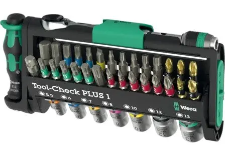 Wera 05049055001 Tool-Check Plus 1 Set – 39-Piece Ergonomic Hand Tool Kit 1