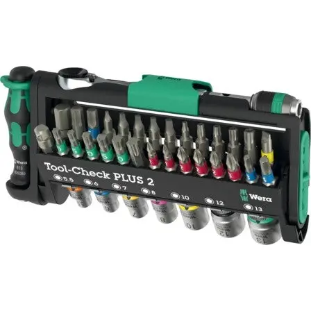 Wera 05049056001 Tool-Check Plus 2 Set – 39-Piece Precision Hand Tool Collection 1