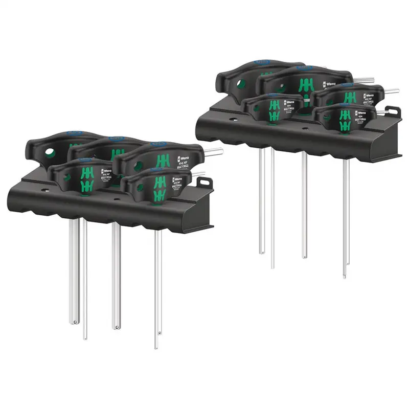 Wera 454 Hf Hex-Plus T-Handle Screwdriver Set – Imperial, 10-Piece 1