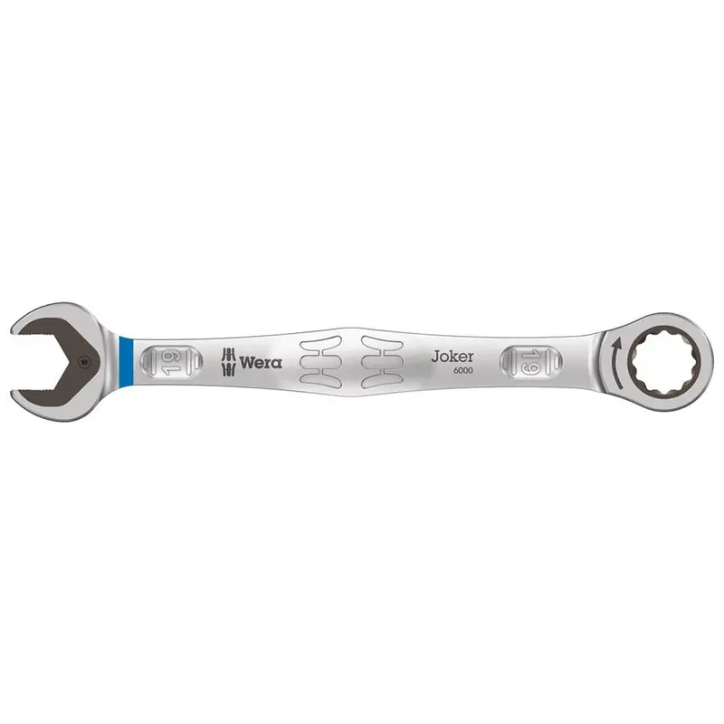 Wera 6000 Joker Sw Ratcheting Combination Wrench – 19 Mm Metric, Single Piece 1