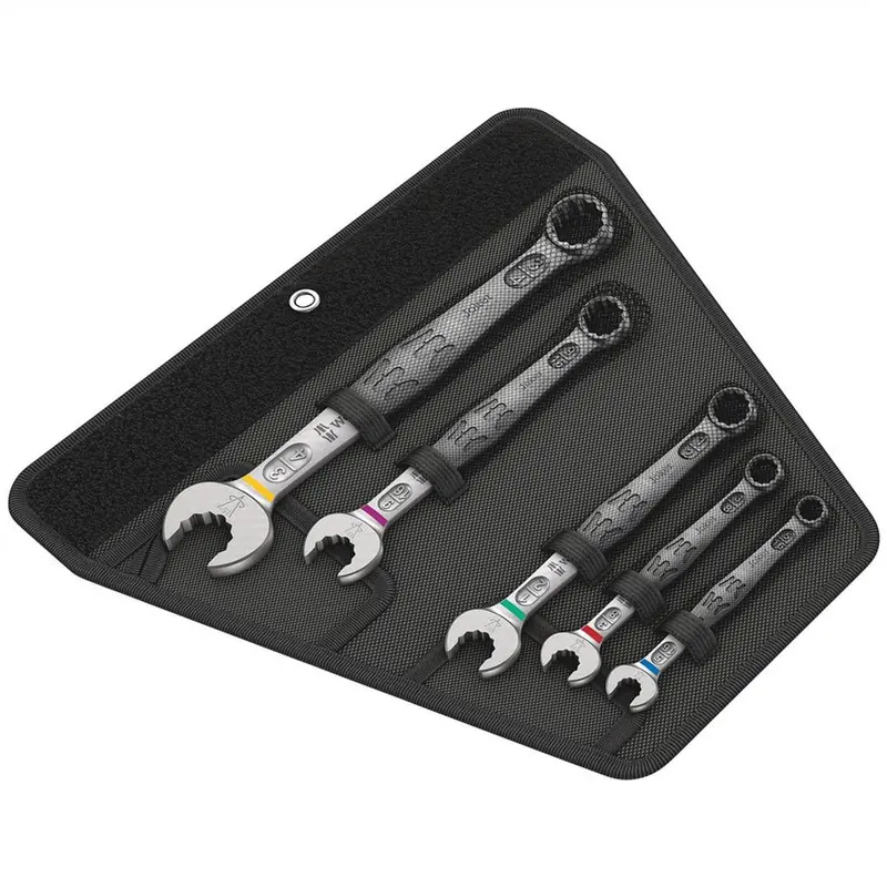 Wera Joker 6003 Combination Wrench Set – Imperial Sizes, 5-Piece 1