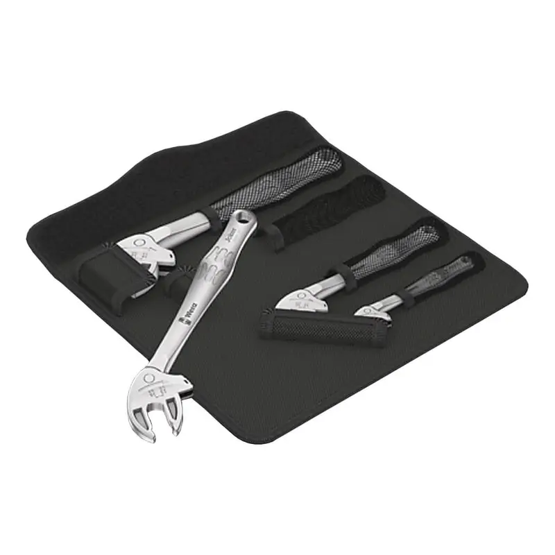 Wera Joker 6004 Self-Adjusting Ratcheting Open-End Wrench Set – 4-Piece 1
