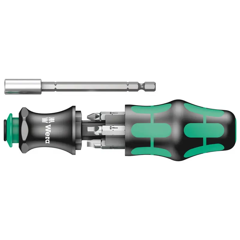 Wera Kraftform Kompakt 28 Imperial Screwdriver Kit – 1/4" Hex With Bits 1
