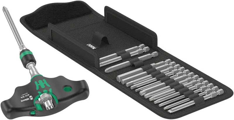 Wera Kraftform Kompakt 400 Ra Metric Tool Set – 17-Piece Ergonomic Hand Tool Collection 1