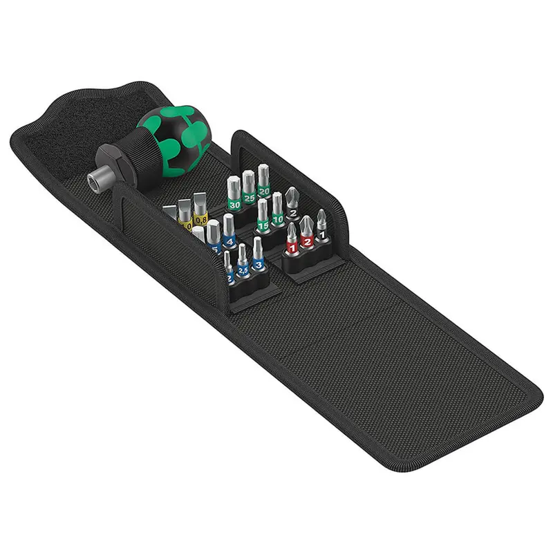 Wera Kraftform Kompakt Stubby Multi-Bit Screwdriver Set – 19-Piece 1