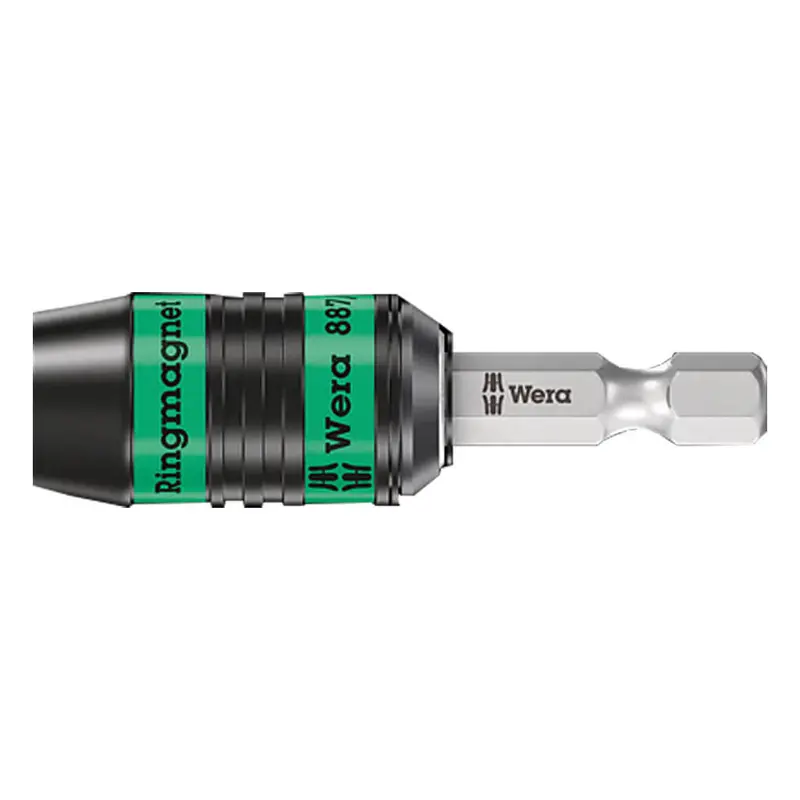 Wera Rapidaptor Ring Magnet Bit Holder – 1/4" X 2-1/4" Universal Adapter 1