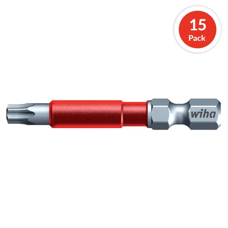 Wiha 76653 T25 X 49 Mm Torx Impact Power Bits – 15-Piece Terminator Set 1