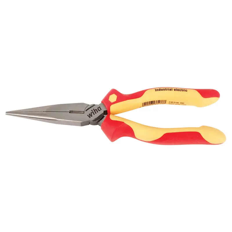 Wiha Insulated Long Nose Pliers – 8", Vde-Certified, 1000V Rated For Live Work 1