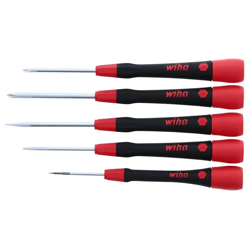 Wiha Picofinish Mini Precision Screwdriver Set – 5-Piece Micro Tool Kit 1
