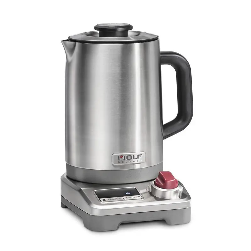Wolf Gourmet Precision Temperature-Controlled Electric Kettle – 1.5L Stainless Steel 1