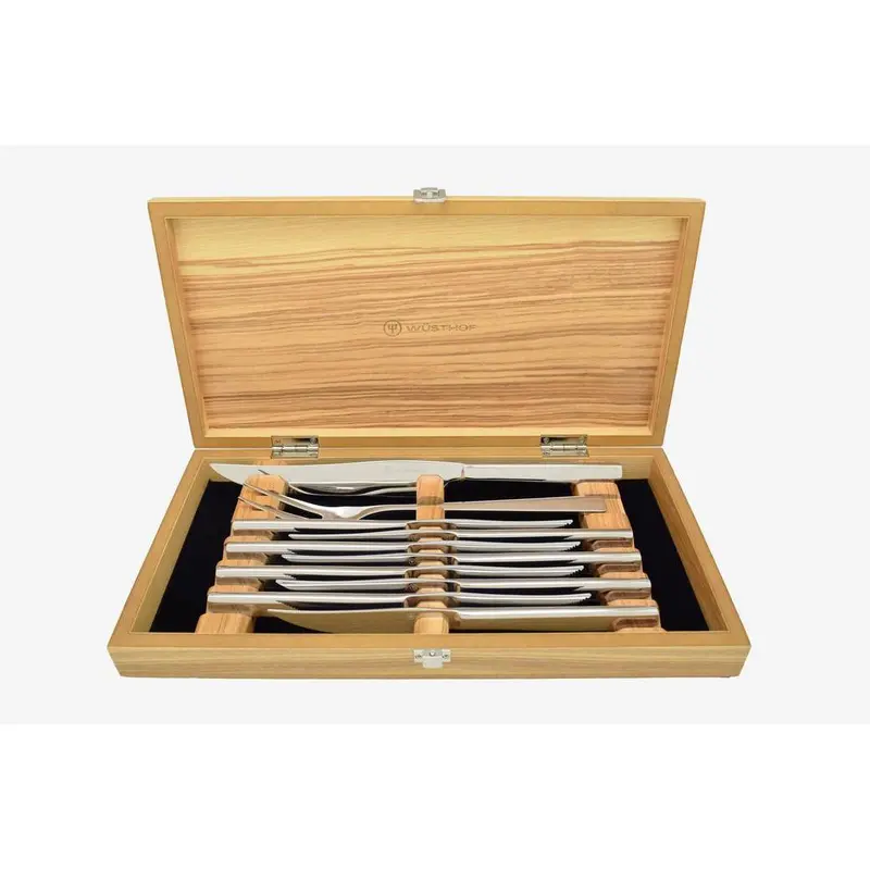Wusthof 10-Piece Stainless Steel Steak & Carving Knife Set 1