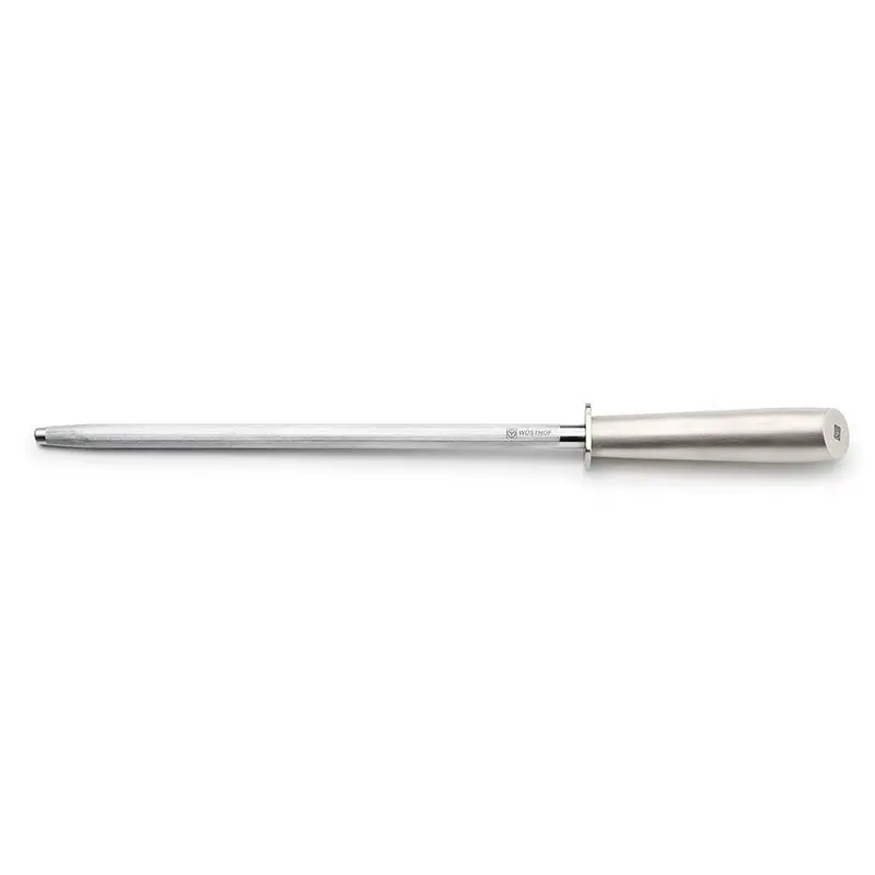 Wusthof Brushed Stainless 10-Inch Honing Steel 1