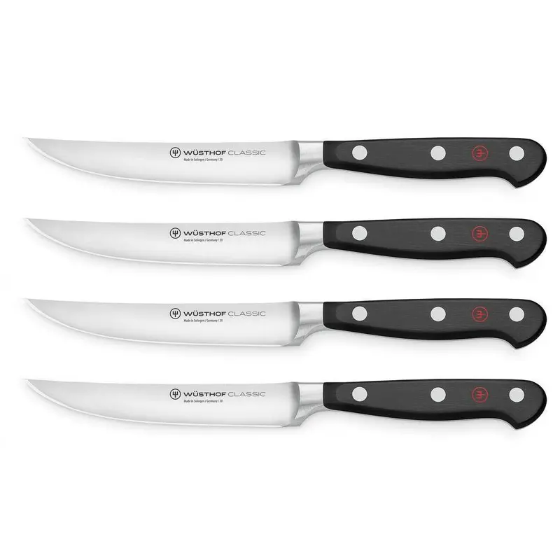 Wüsthof Classic 4-Piece Steak Knife Set – Timeless Forged Design 1