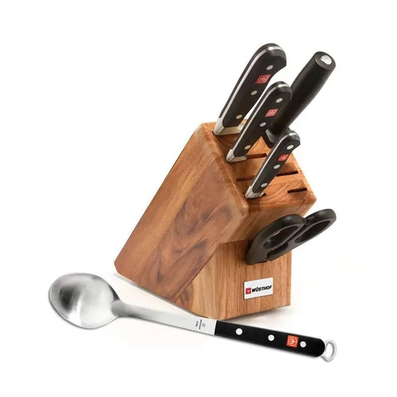 Wusthof Classic 6-Piece Starter Block Set With Complimentary Spoon 1