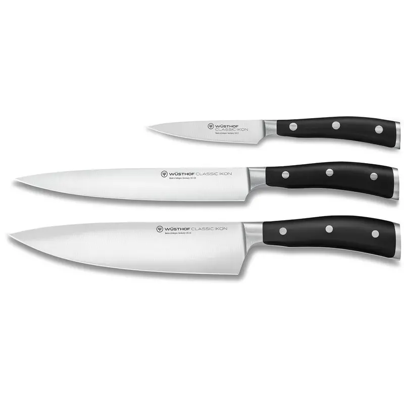 Wusthof Classic Ikon 3-Piece Chef’S Essential Knife Set 1