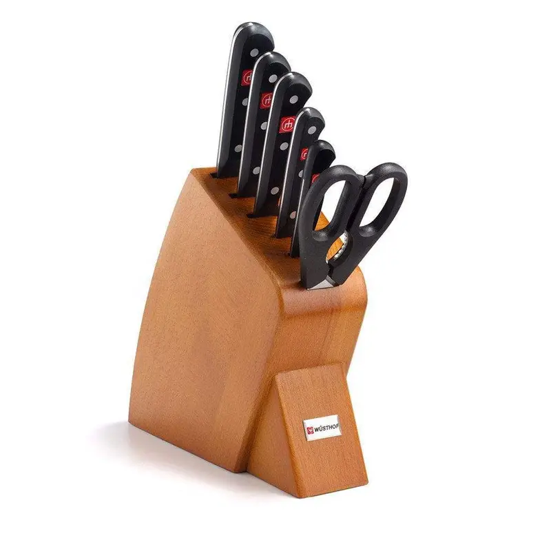 Wusthof Gourmet 7-Piece Portable Knife Block Set 1