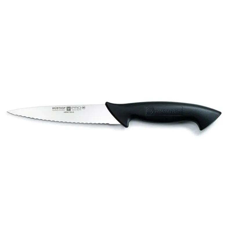 Wüsthof Pro Serrated Utility Knife – 6-Inch Versatile Cutting Tool 1
