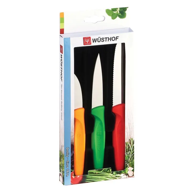 Wusthof Zest 3-Piece Precision Paring Knife Set 1