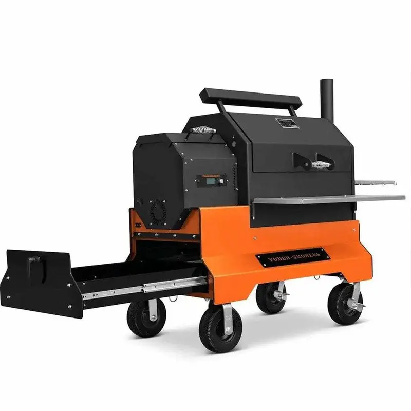 Yoder Ys640S Competition-Grade Pellet Grill With Integrated Storage Drawer 1