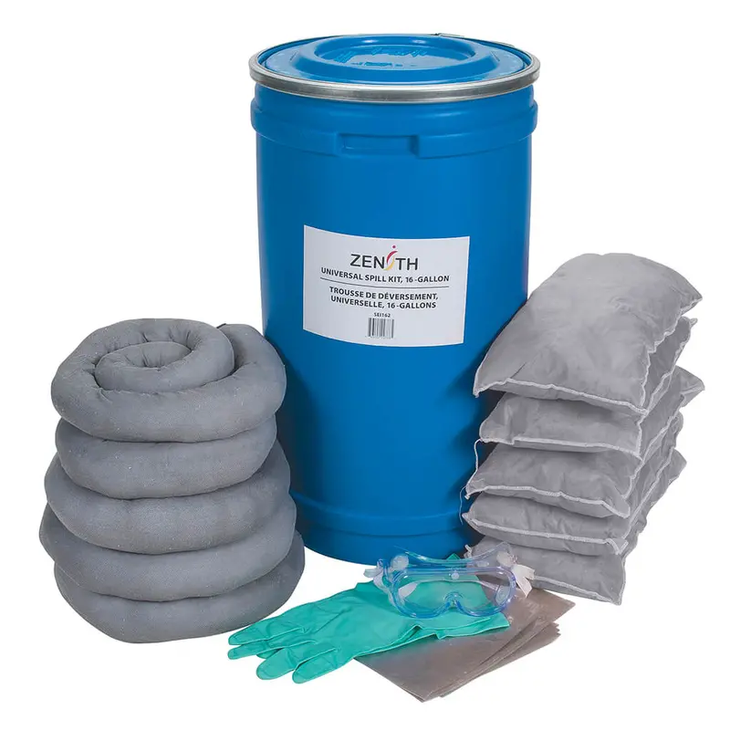 Zenith Sei162 Universal Spill Kit — 16-Gallon Capacity Emergency Response 1